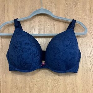 Cacique Ivory Lace Trim Bra